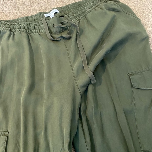 Boutique size 1XL plus size army green lightweight jogger pants JCPenney - Picture 5 of 8